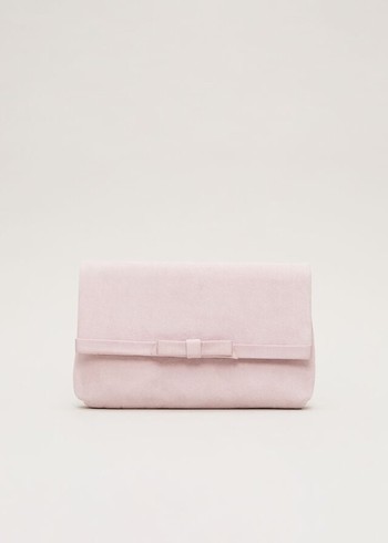 Phase Eight Grosgrain Bow Bags Pink Canada | JVZOLW-089